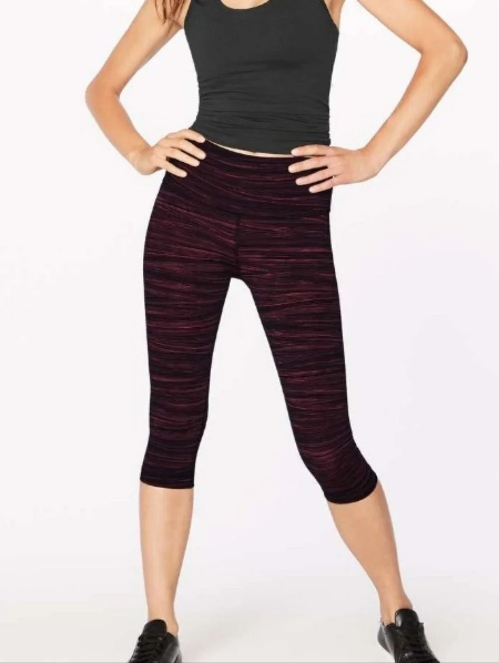 Lululemon Wunder Under Hi-Rise Cropped Full-On Luxtreme Leggings Size: 2
